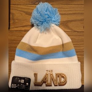 Cleveland Cavaliers New Era Gray 2022/23 City Edition Official Pom Knit Hat